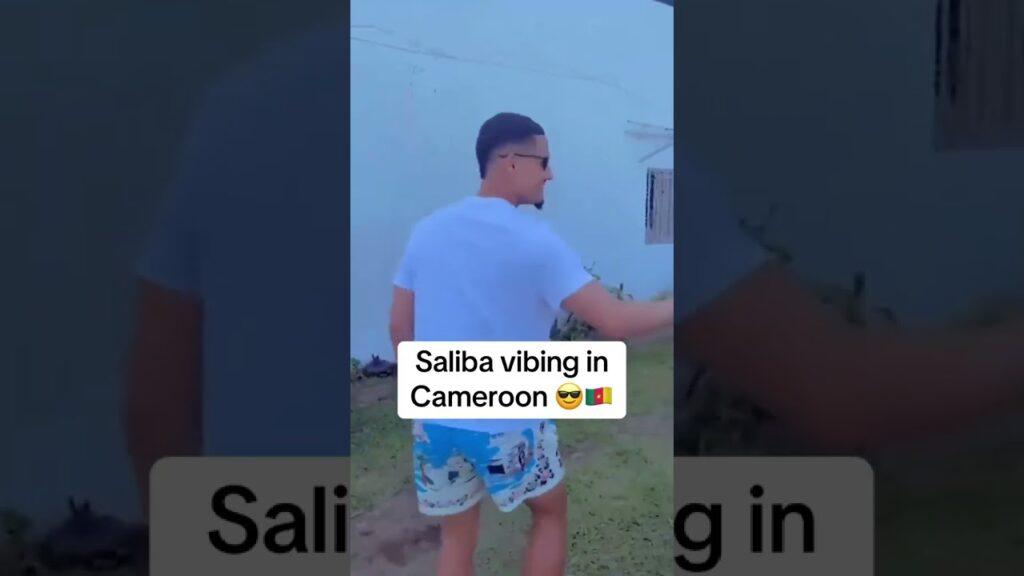 William Saliba enjoying time off in his native Cameroon 🇨🇲 (via AllezLesLions/X) #shorts