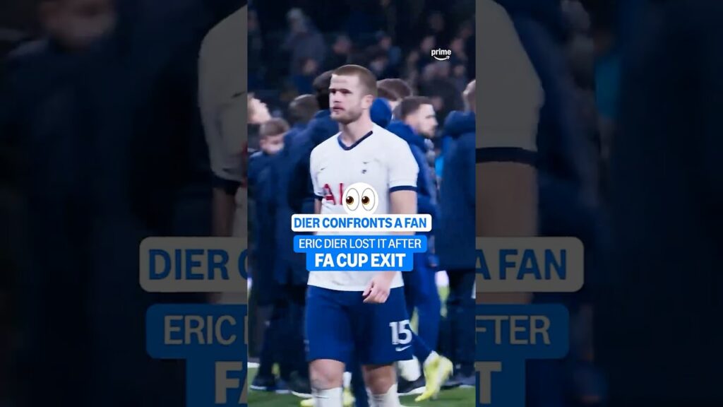 Throwback to when Eric Dier CONFRONTED A FAN 😬❌🏆 #tottenham #spurs #facup #norwich #harrykane