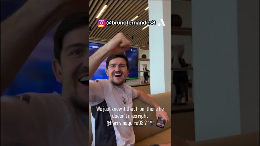 Bruno Fernandes & Harry Maguire React to Juan Mata’s Free Kick 🤯 Bruno Fernandes & Harry Maguire React to Juan Mata’s Free Kick 🤯