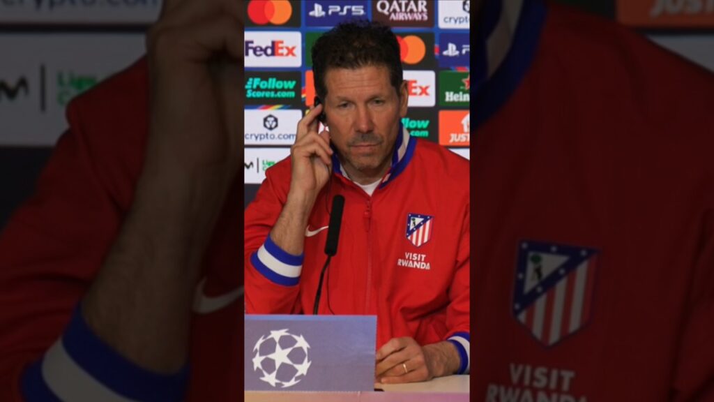 "HE WORKED VERY WELL FOR US!" Diego Simeone on Conor Gallagher: Atlético Madrid v Tottenham