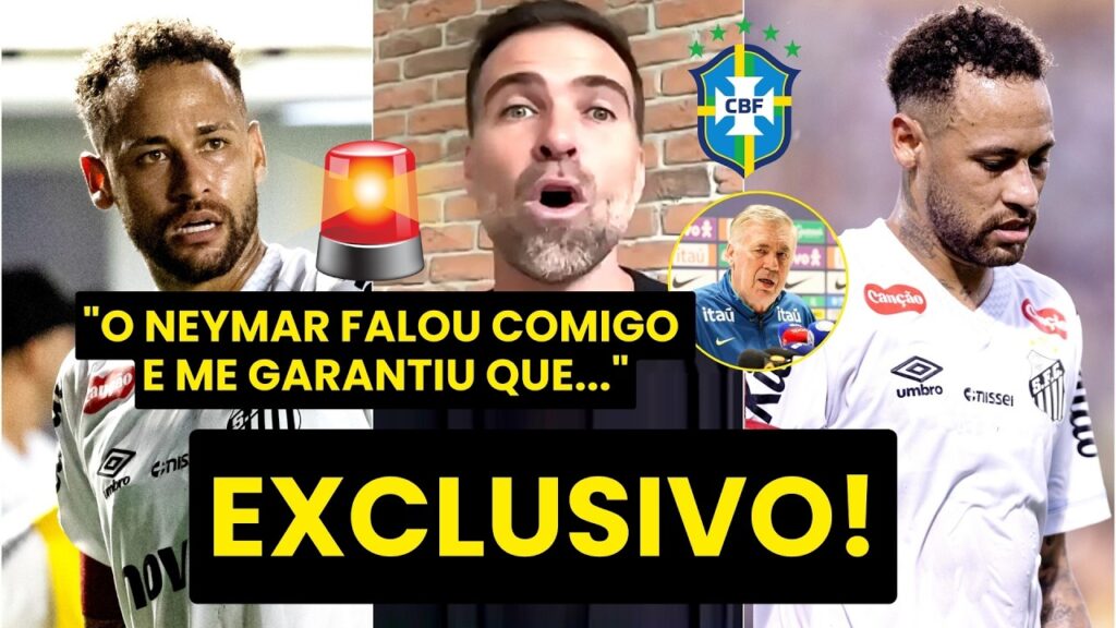 EXCLUSIVO! "O NEYMAR ACABOU de FALAR COMIGO e ME GARANTIU que..." PILHADO ABRE O JOGO AO VIVO!