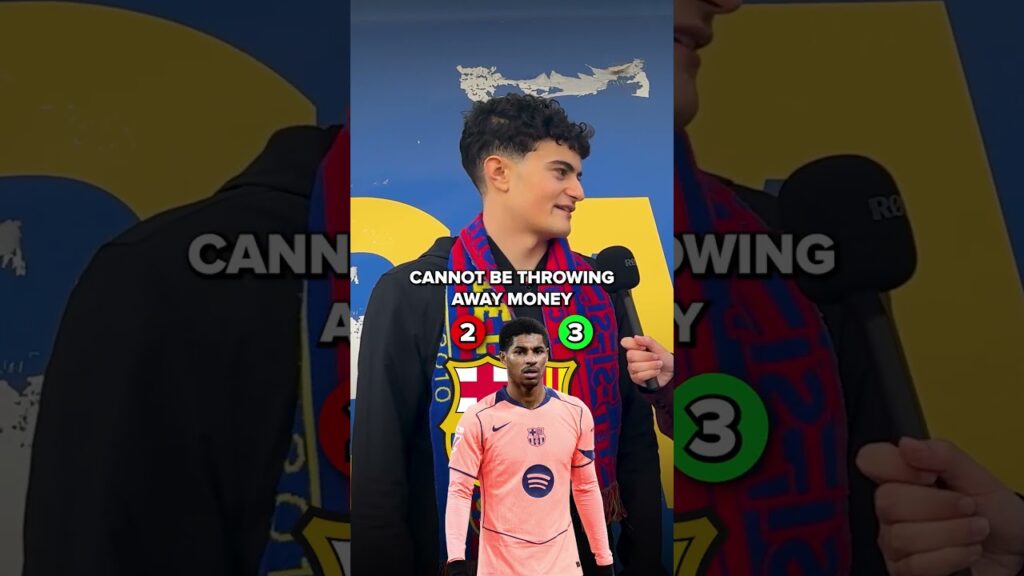 Do Barcelona fans want to sign Marcus Rashford permanently? 🔒