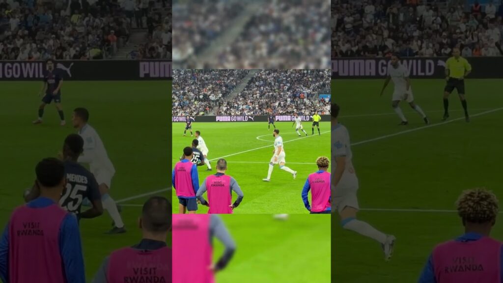 Nuno Mendes Cross & Gonçalo Ramos Header Just Over the Bar | Marseille vs PSG 2025