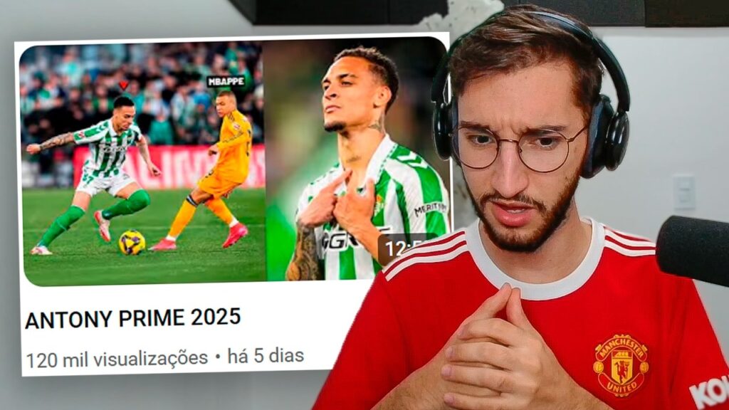 O ANTONY TÁ JOGANDO DEMAIS NO REAL BETIS