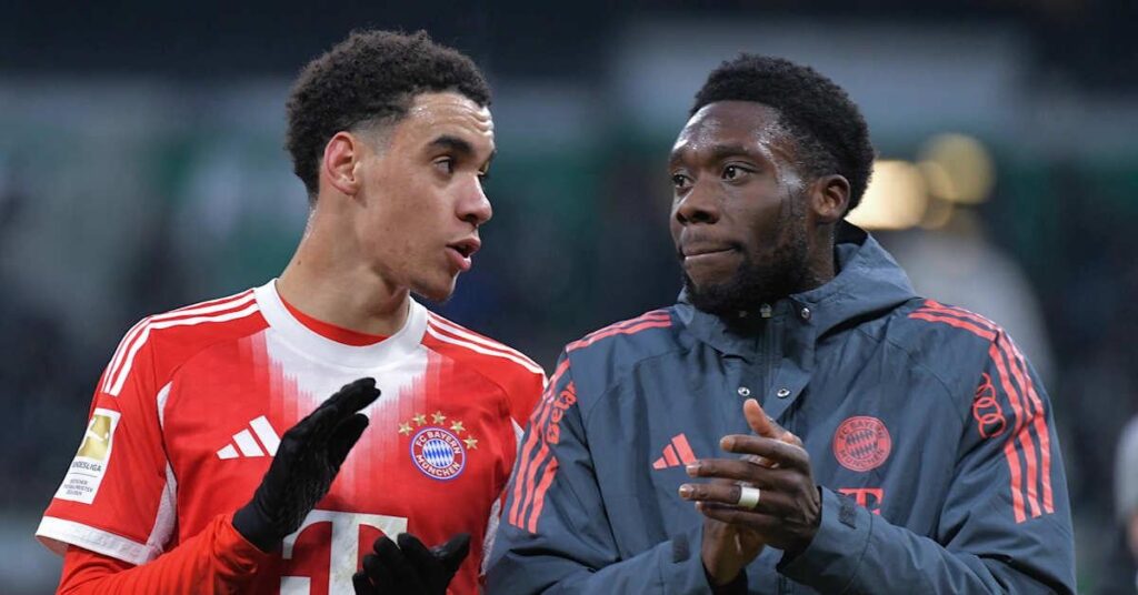 Alphonso Davies, Jonas Urbig and Jamal Musiala sidelined