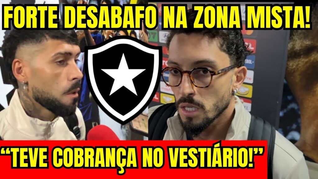 BARBOZA E ALEX TELLES SOLTARAM O VERBO EM ZONA MISTA! “TEVE COBRANÇA NO VESTIÁRIO!” FALOU DO TEXTOR!