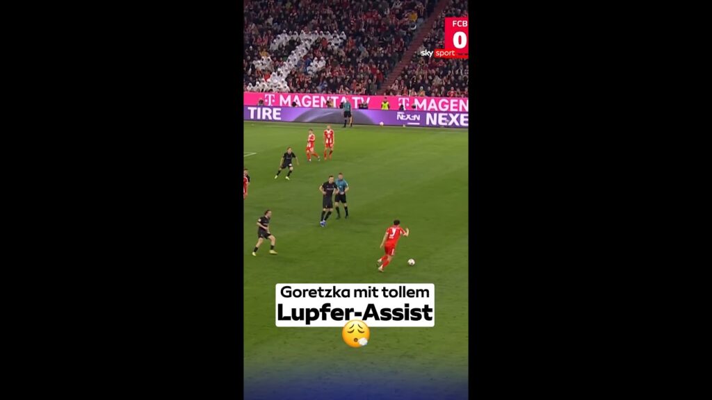 Graziler Lupfer-Assist von Goretzka! 🍿 😍