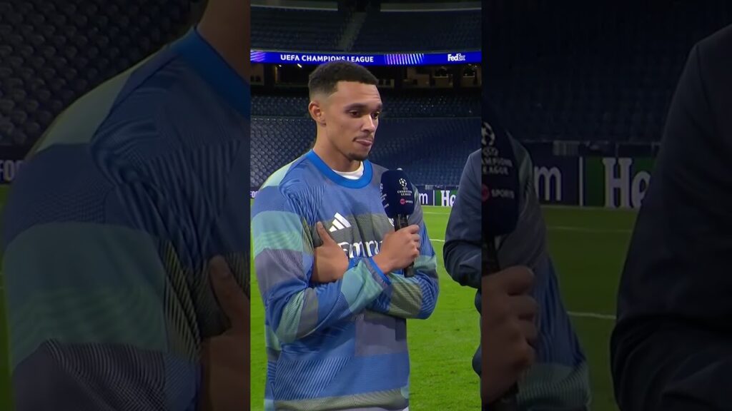 “I’ve loved it since I first joined the club” Trent Alexander-Arnold on life at Real Madrid so far 👏