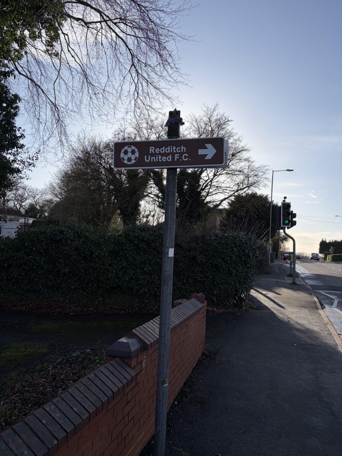 Where I walked past today, Redditch United