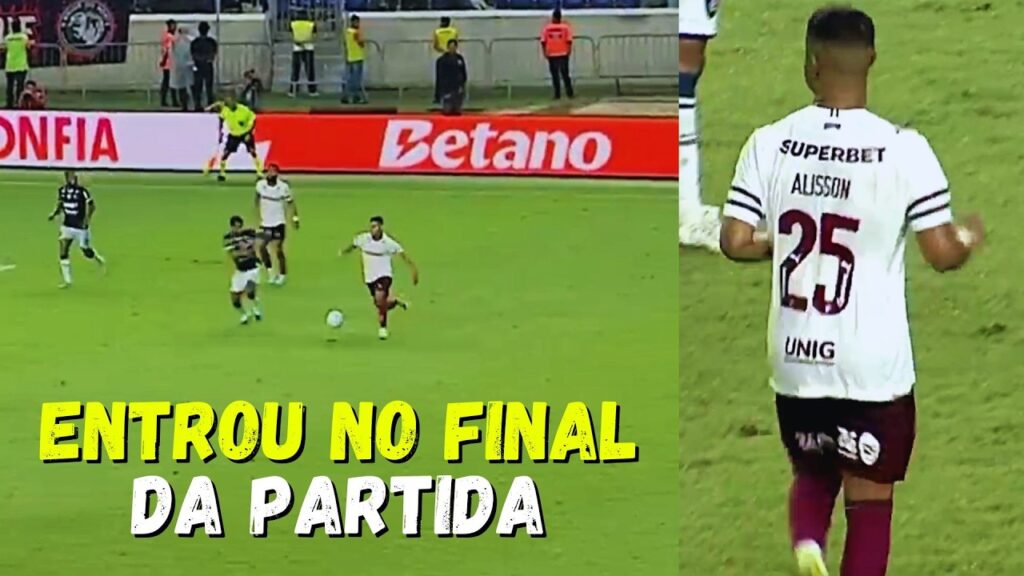 EX-SÃO PAULO JOGADOR ALISSON ESTREIA PELO FLUMINENSE