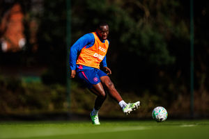 Toti Gomes on the ball during training this week (Photo by Brett Patzke - WWFC/Wolves via Getty Images)