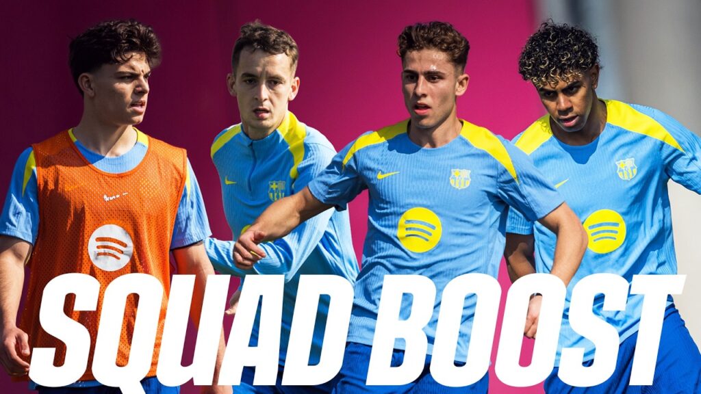 LAMINE & ERIC BACK | BALDE & KOUNDE STEP UP RECOVERY ๐ช | FC Barcelona Training ๐ต๐ด LAMINE & ERIC BACK | BALDE & KOUNDE STEP UP RECOVERY ๐ช | FC Barcelona Training ๐ต๐ด