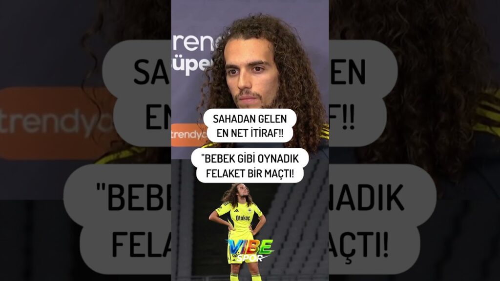 Matteo Guendouzi’den Çok Sert Sözler: “Bebek Gibi Oynadık” 😳⚽