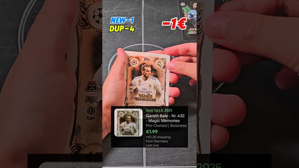 BALE FOUND! 👑 Match Attax 25/26 #footballcards #packopenning #topps #realmadrid #garethbale