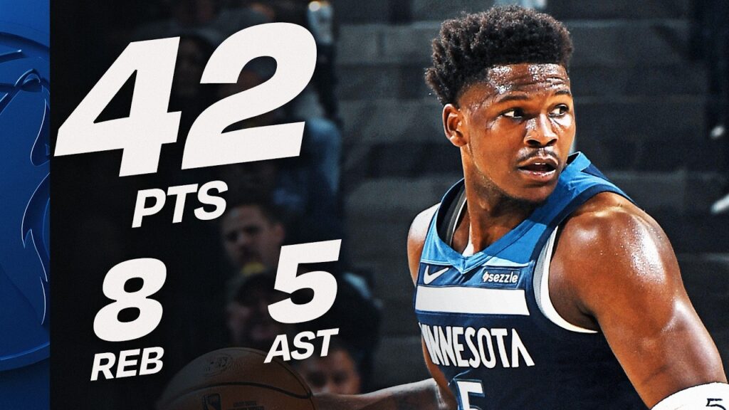 Anthony Edwards GOES OFF For 42 Points vs Warriors 🔥 | March 13, 2026