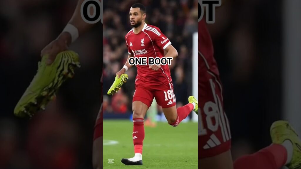 CODY GAKPO PLAYS WITH ONE BOOT FOR LIVERPOOL IN FA CUP FOOTBALL🔥⚽