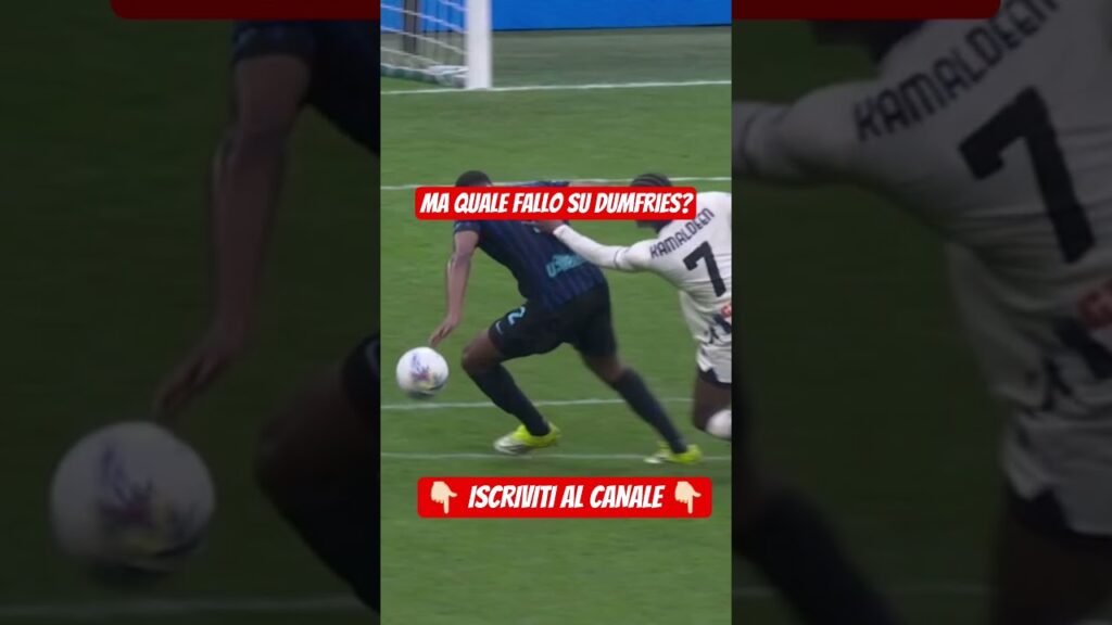 inter-atalanta 1-1. gol di pio esposito e krstovic. nessun fallo su Dumfries