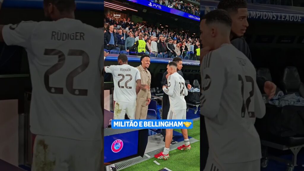 👀 Bellingham e Militão a fine partita