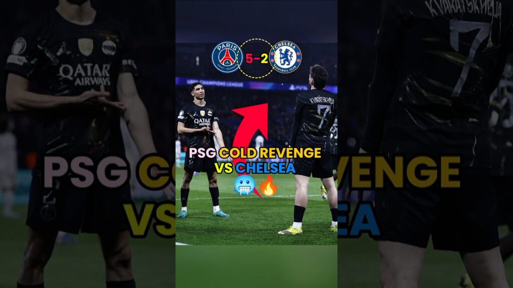 Vitinha & Kvara DESTROY Chelsea 🔥🥶 Cold revenge #soccer #reels