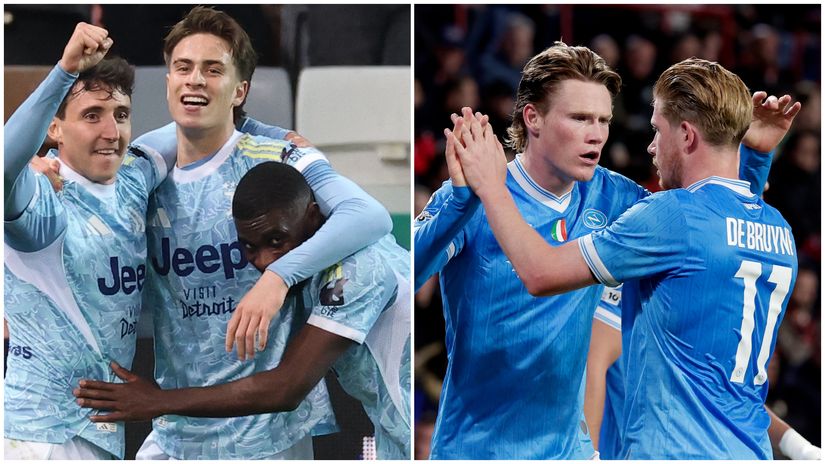 Juventus suffer but win, as De Bruyne and McTominay flip the switch for Napoli