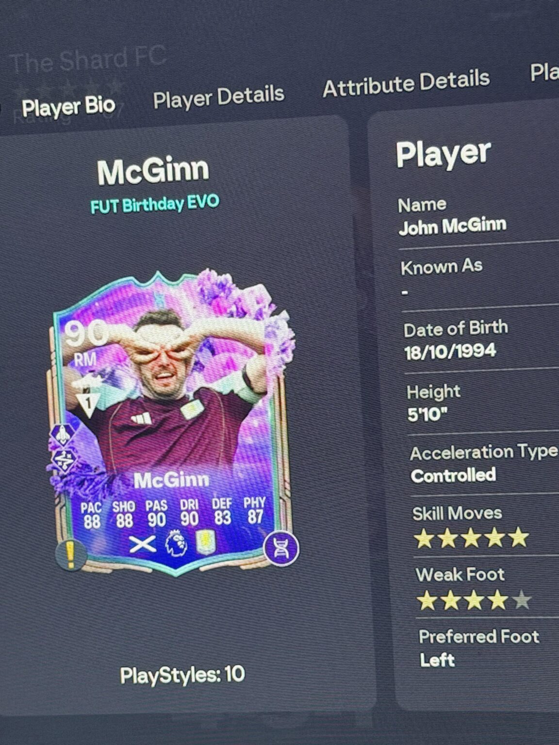 Best I could get him for the fc players