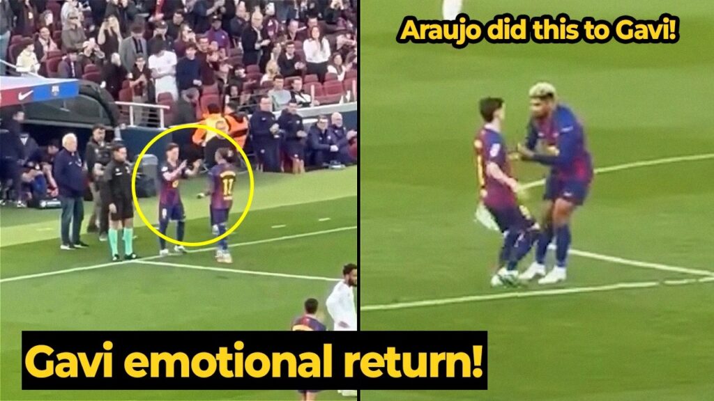 Camp Nou crowd welcomes back Gavi after 6-month absence against Sevilla