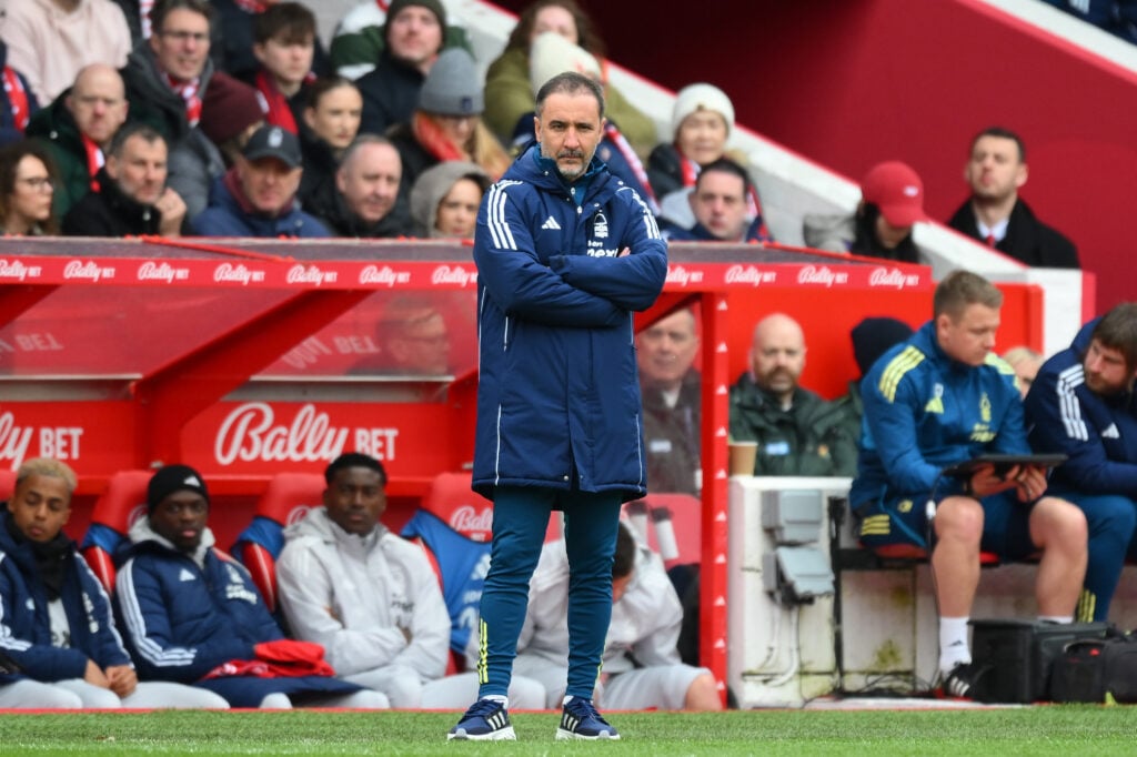 Nottingham Forest head coach Vitor Pereira