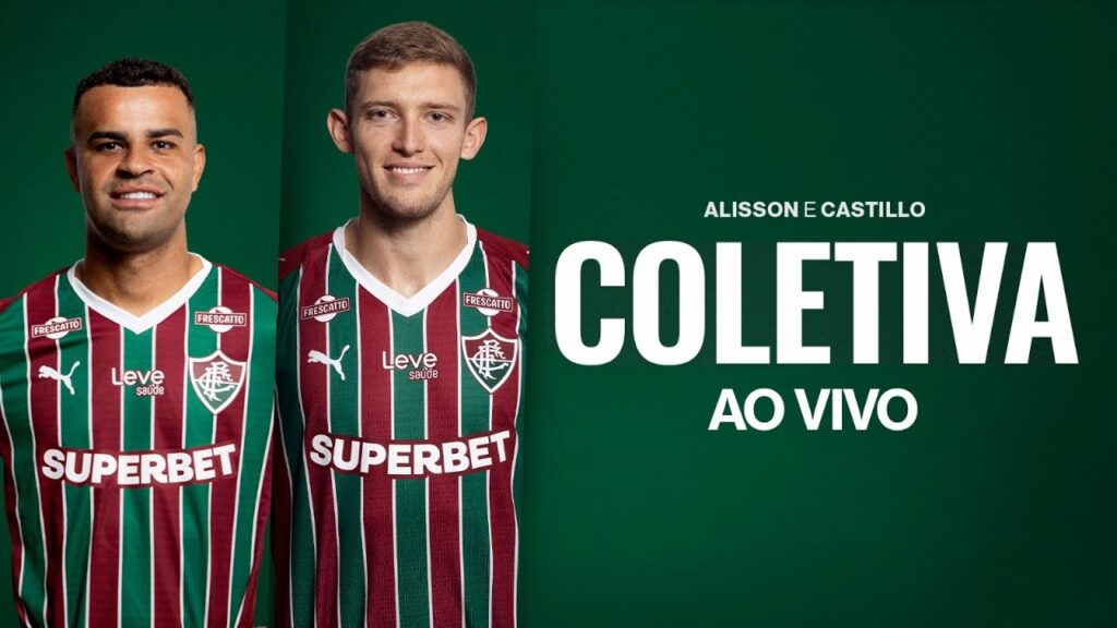 AO VIVO – COLETIVA – ALISSON E CASTILLO AO VIVO - COLETIVA - ALISSON E CASTILLO