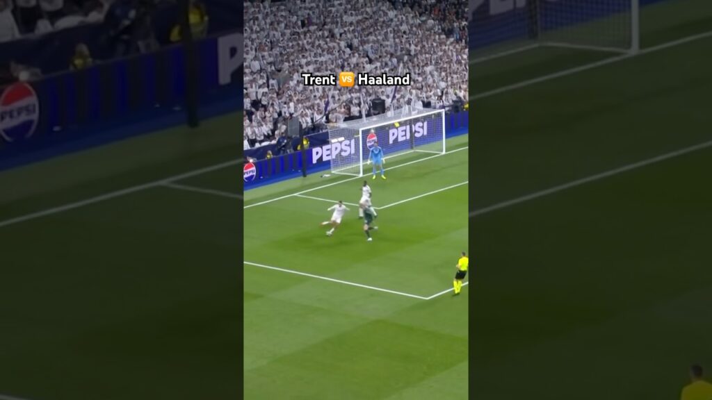 When Haaland faced Trent Alexander-Arnold
