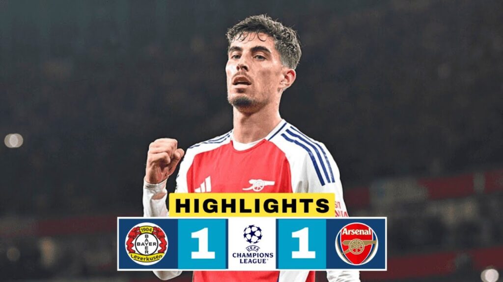 Bayer Leverkusen vs Arsenal 1-1 Highlights | Kai Havertz Penalty | UCL 2025-26 | Robert Andrich Goal