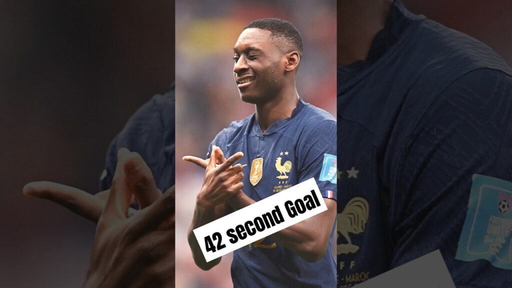 Fastest Goal By A Substitute | Randal Kolo Muani | Footballbuzz #football