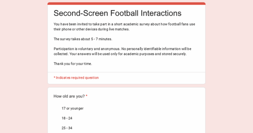 European football fan? I need your help with my bachelor thesis.
