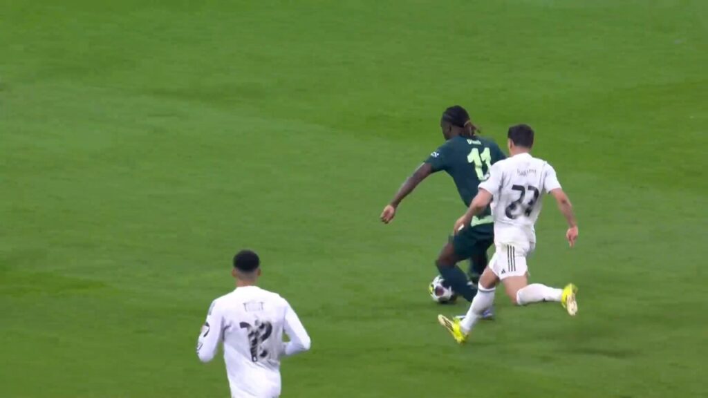 Jeremy Doku vs Real Madrid - Away (English commentary) HD 1080i