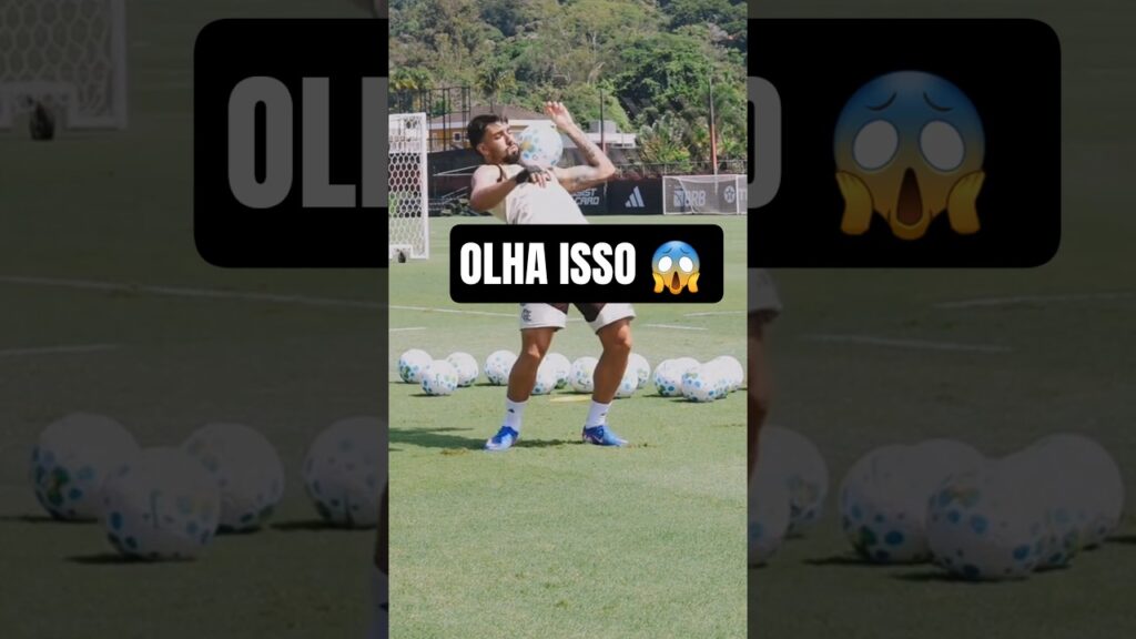 PAQUETÁ DO FLAMENGO HUMILHA NO TREINO! OLHA ESSE FREESTYLE! 😱🔴⚫️ #shorts #flamengo