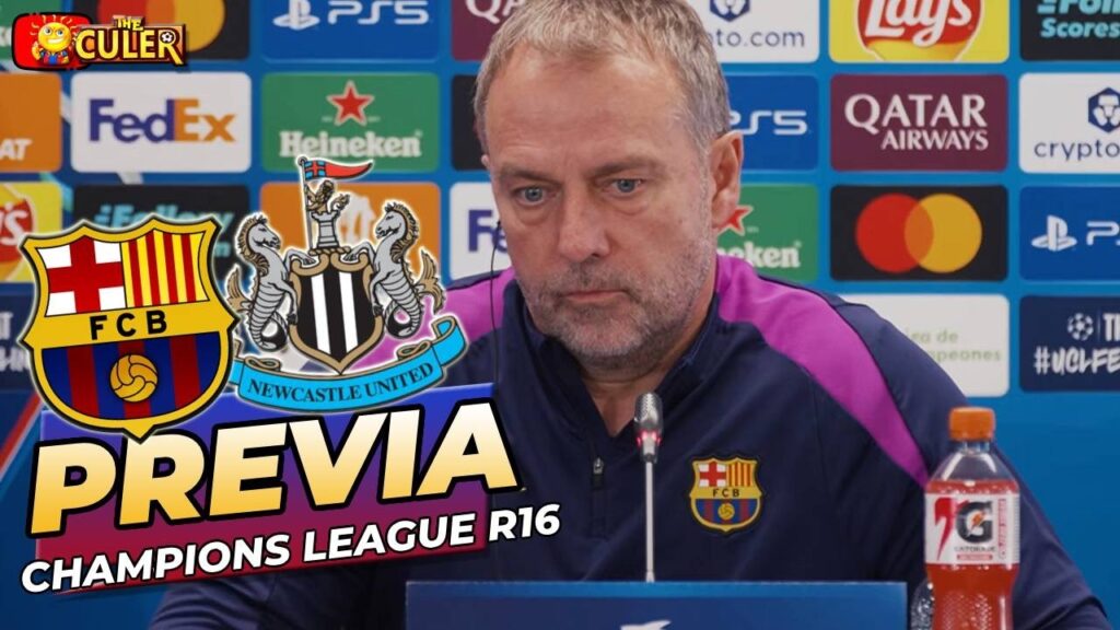 RUEDA PRENSA HANSI FLICK: FC BARCELONA v NEWCASTLE UTD
