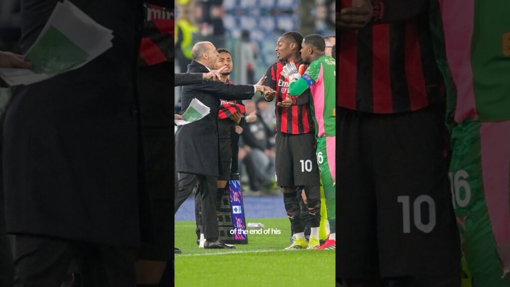 😳 Will Leão leave Milan this summer? #acmilan #allegri #leao #pulisic