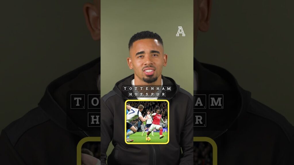 Gabriel Jesus Describes His Team-Mates In One Word | #arsenal #premierleague