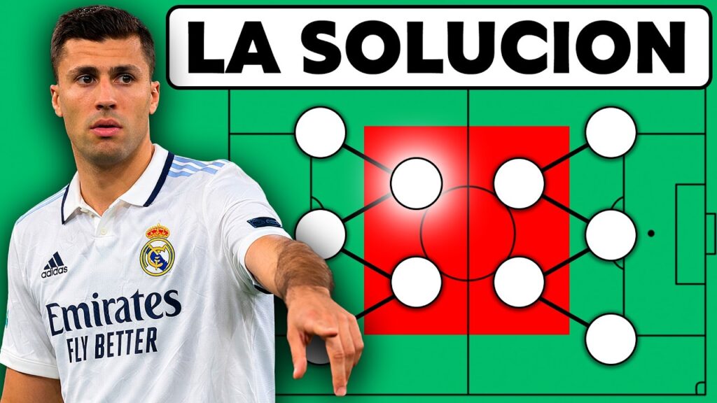 Así Rodri jugaría en el Real Madrid