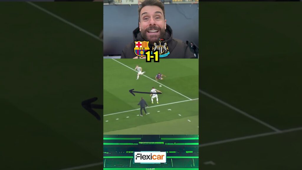 Error de Eric García en el empate del Newcastle #futbol #barça #ericgarcia #shorts