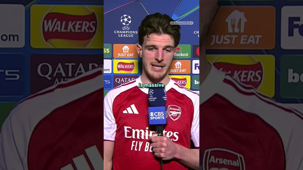 Declan Rice says Arsenal are ready to take home their first piece of silverware 🏆 #UCLToday