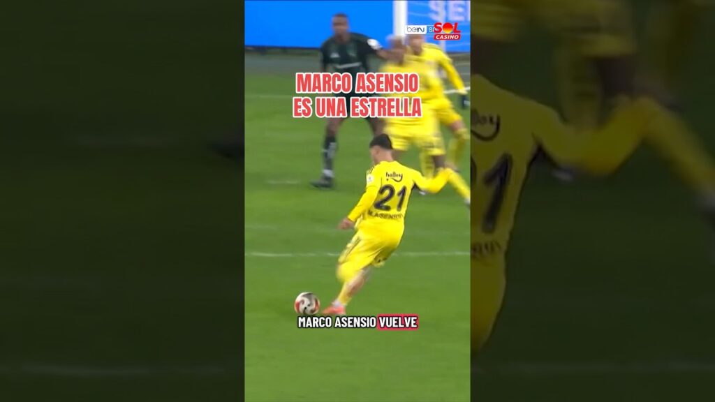 Los números de Marco Asensio son de clase mundial 😵