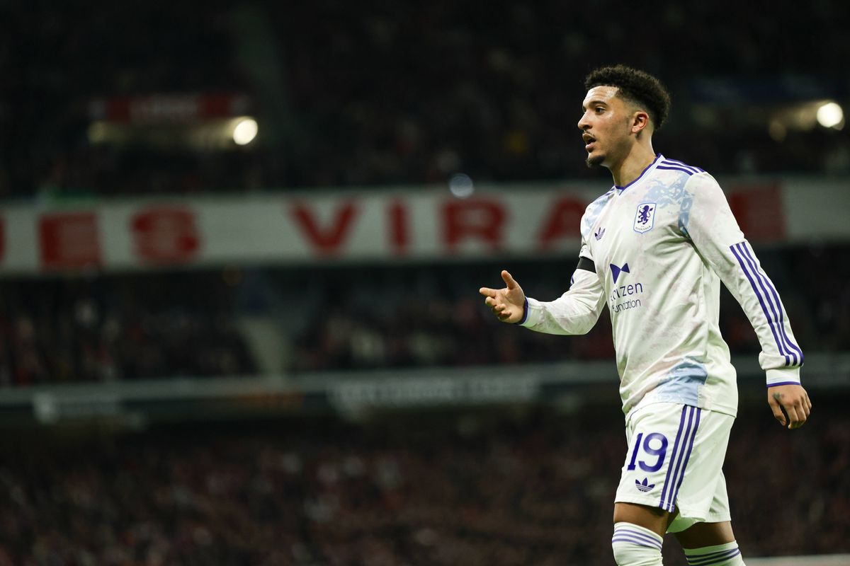 Jadon Sancho of Aston Villa