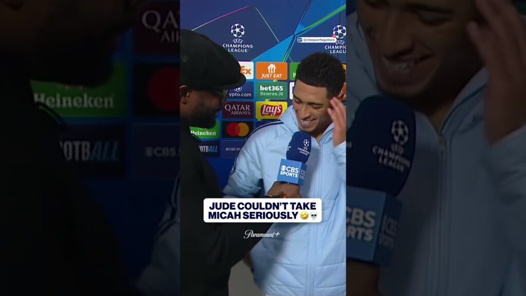 Bellingham couldn't believe how professional Micah was 💀😭