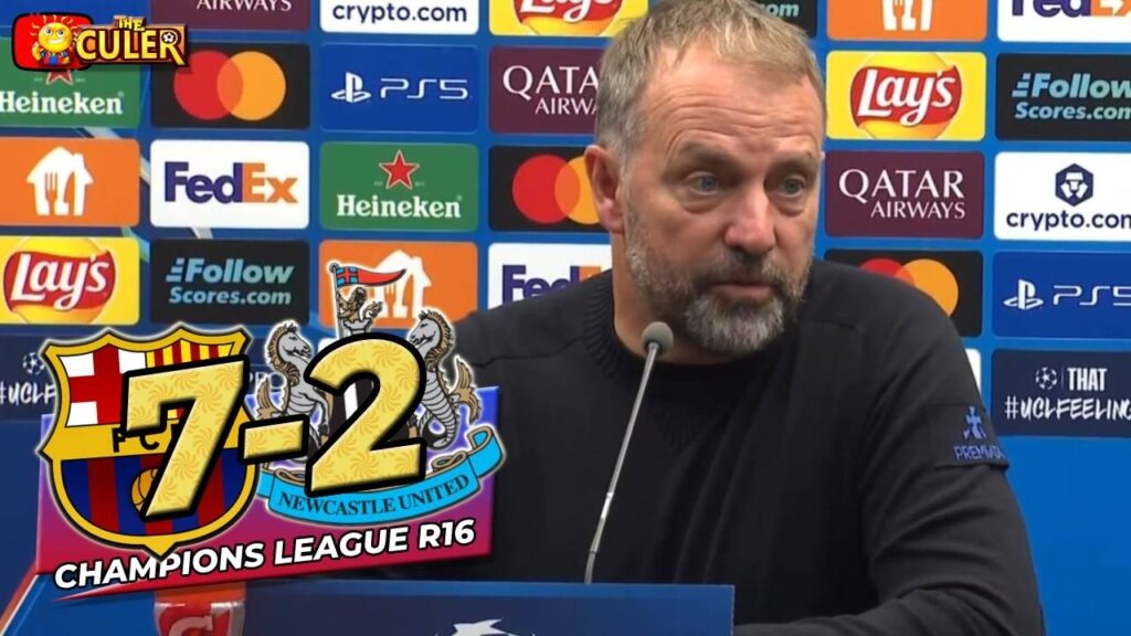 RUEDA PRENSA HANSI FLICK: FC BARCELONA 7-2 NEWCASTLE UTD