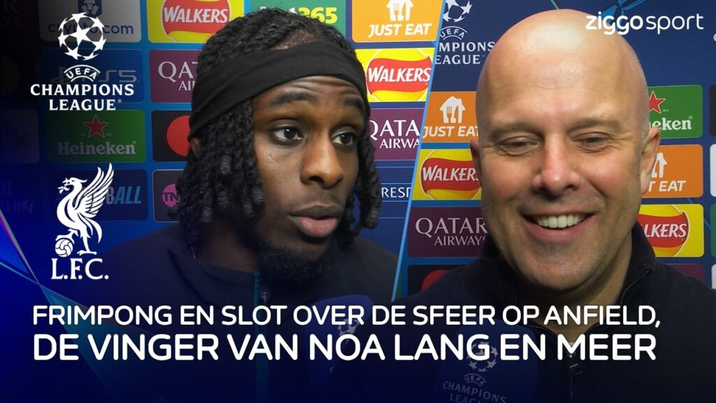 Frimpong: "Sommigen zeggen dat de helft van Noa's vinger eraf is" 😰 | Interview Frimpong & Slot
