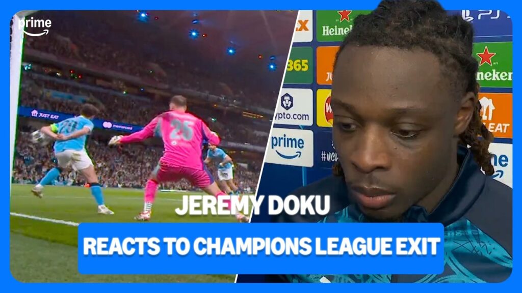 Doku on Bernardo's red card 🔴 | Post-match interview | UEFA Champions League 🎙️