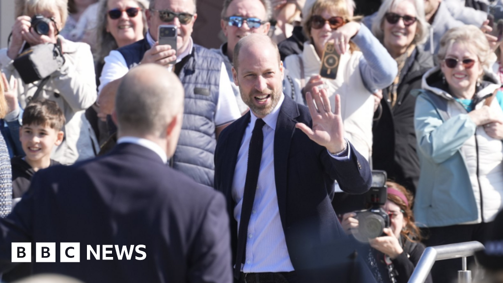 Prince William in Bournemouth for homelessness campaign