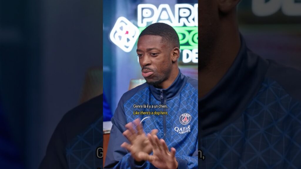 Ousmane Dembélé fears cats? 🤣😸 True or false? @ParionsSportPointdeVente #Franglish #PSG #Dembélé