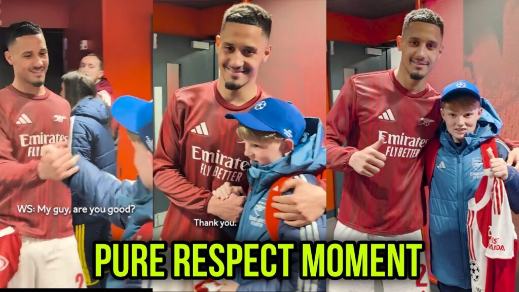 William Saliba Shows TRUE CLASS After Accident with Ball Boy