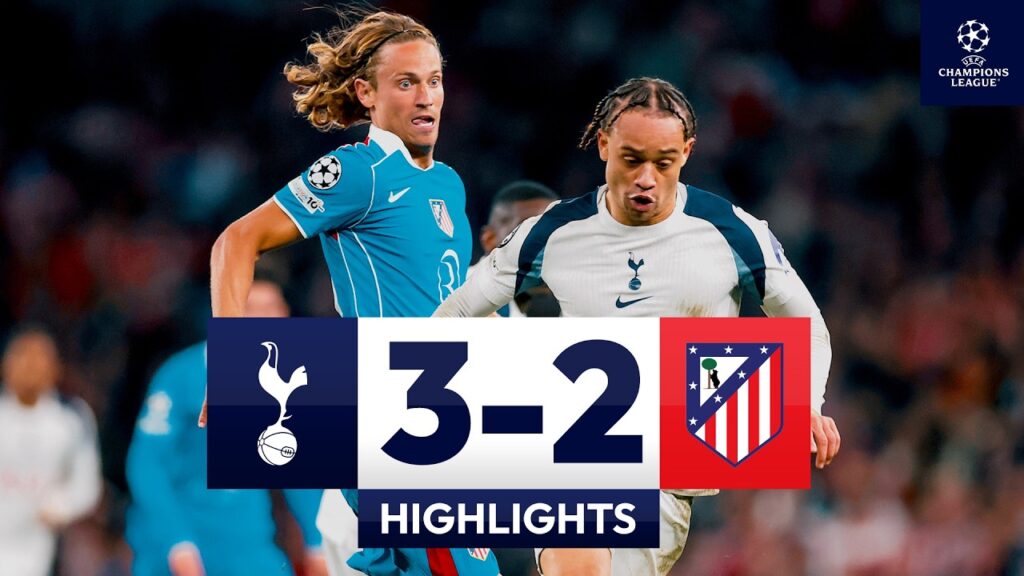 Spurs 3-2 Atletico Madrid (5-7 agg) | UEFA Champions League Highlights